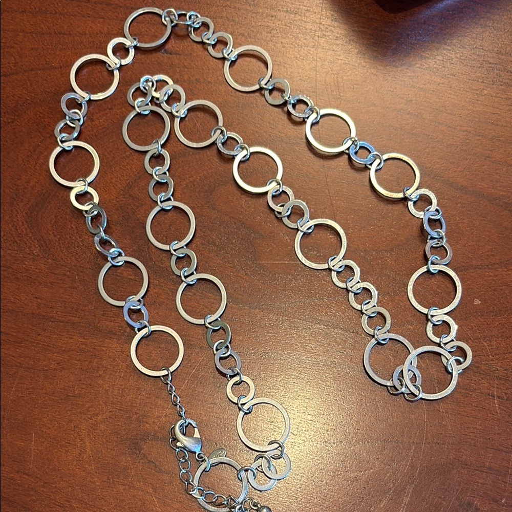 Elegant Silver Chain Necklace